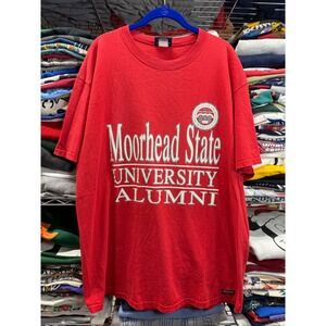 Vintage 90s JanSport Moorhead State University Alumni T-Shirt Men XL Made in USA